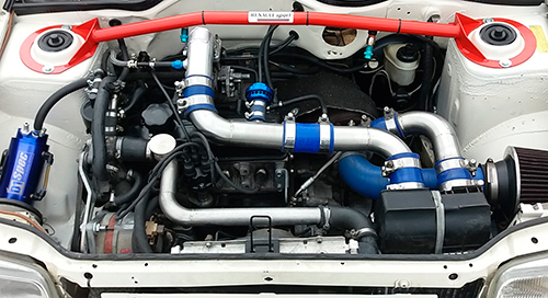 motor de un R5 GT-TURBO