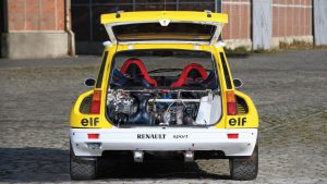Parte trasera de un Renault 5 Turbo restaurado