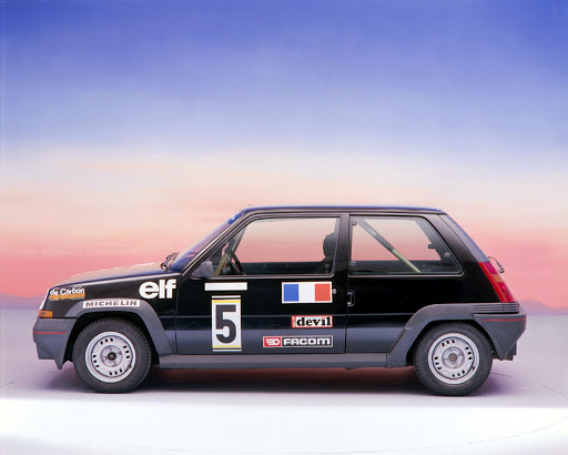 Imágen promocional del Renault Súper 5 GT Turbo